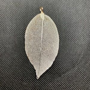 Silver Leaf Necklace Pendant